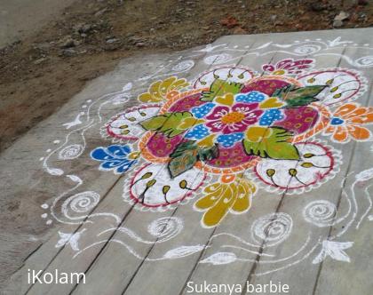 Rangoli: new year rangoli