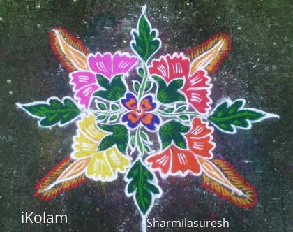 Rangoli: margazhi kolangal