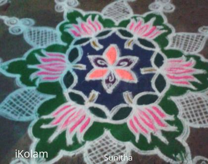 Rangoli: dotted and free hand rangoli kolam