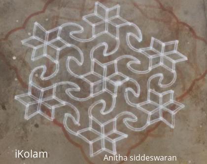 Rangoli: margazhi 17