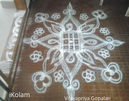 Rangoli: Kolam for grahapravesam function