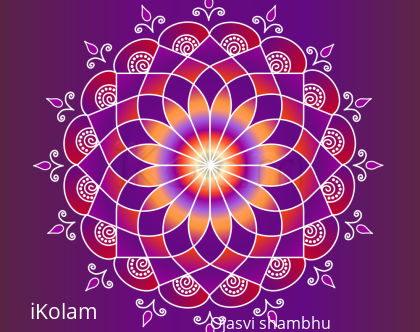 Rangoli: Digital Freehand Kolam