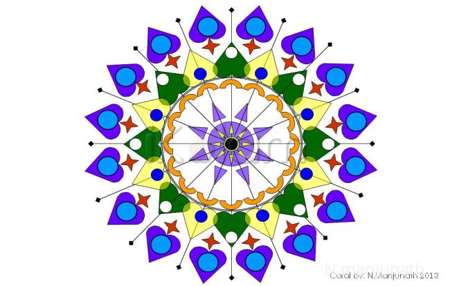 Rangoli: Kolam through power point Rangoli: Kolam through power point