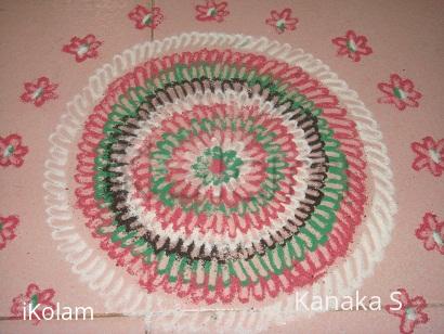 Rangoli: freehand design