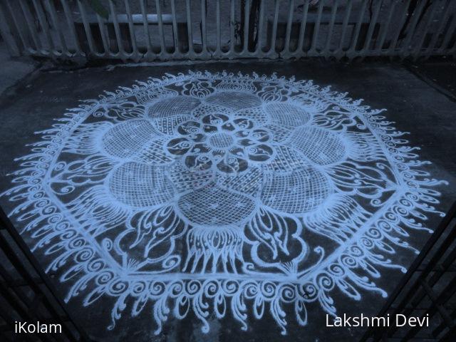 Rangoli: Free hand kolam