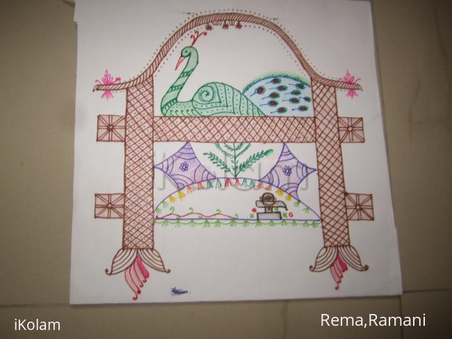 Rangoli: pallakku kolam