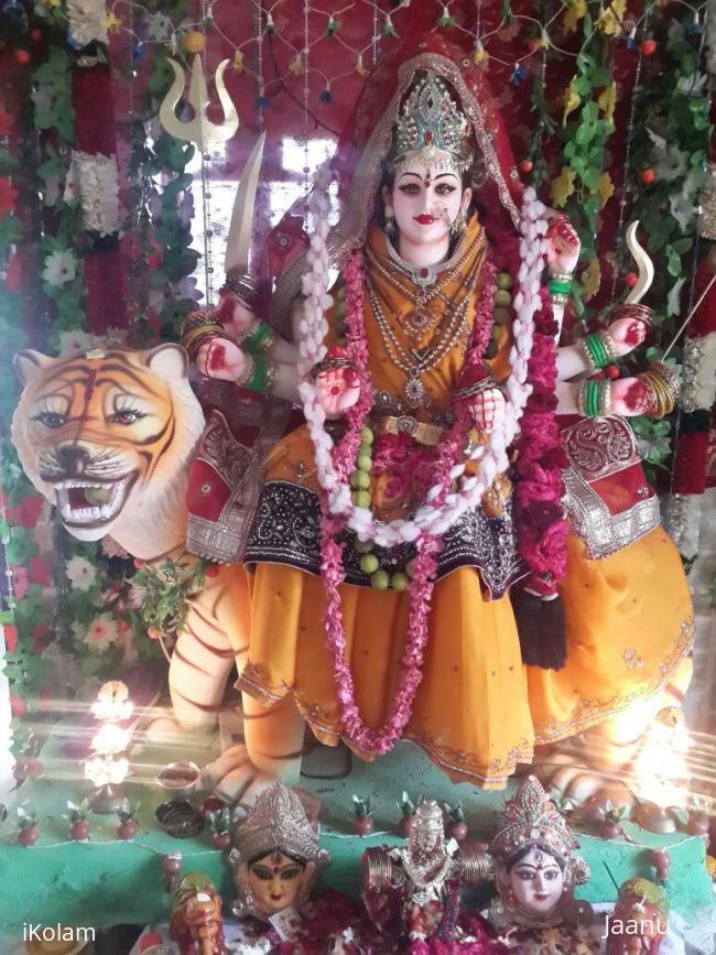 Dussehra maata decoration at my mother's place - 