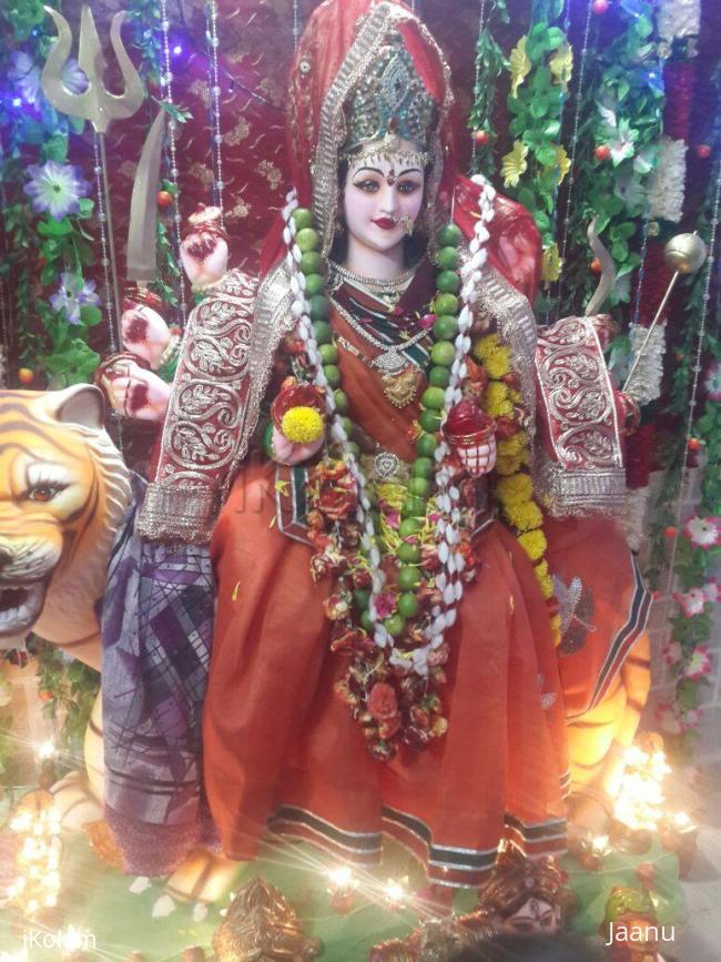 Dussehra maata decoration at my mother's place - 
