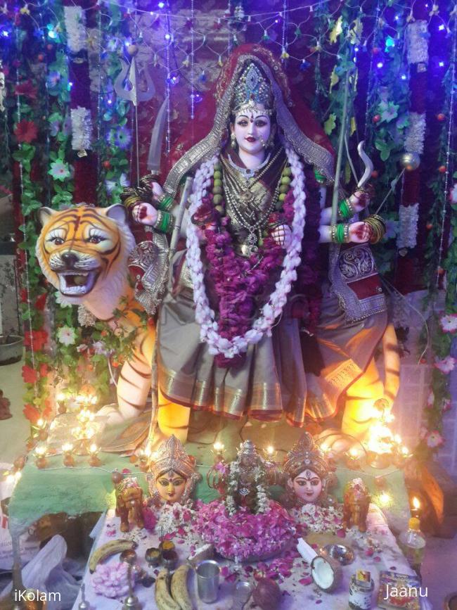 Dussehra maata decoration at my mother's place - 