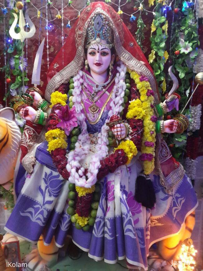 Dussehra maata decoration at my mother's place - 