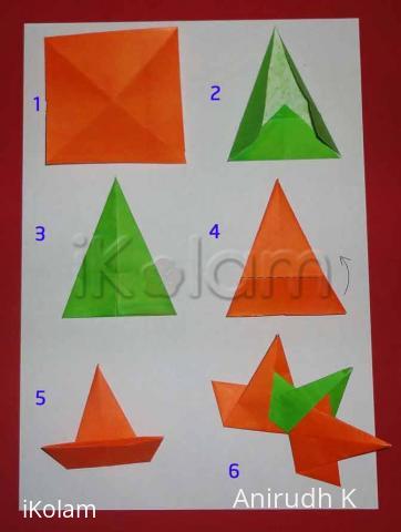 How to make Origami star - 