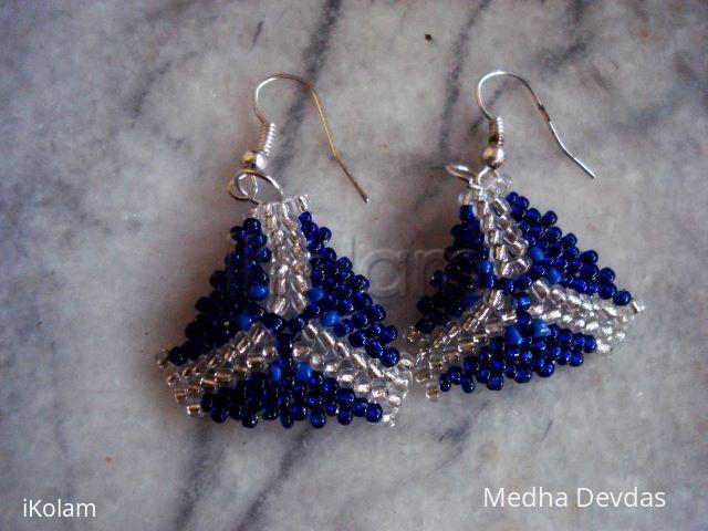 peyote stitch earing - 