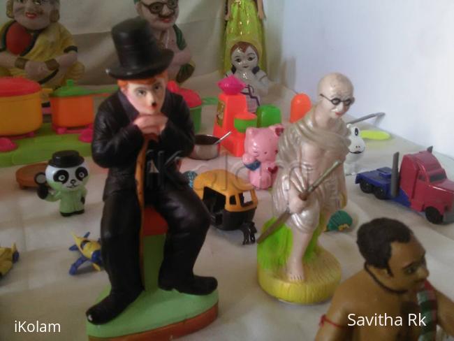 Golu 2015 - Chaplin and Gandhi