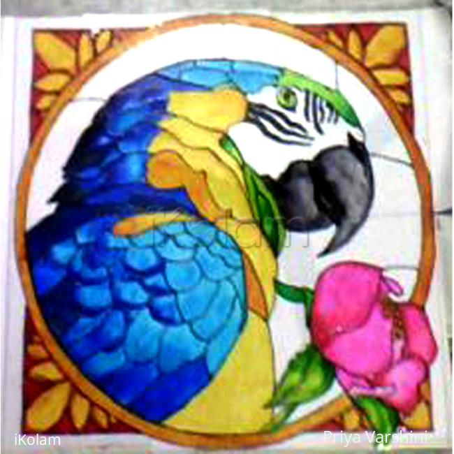 My Glass painting -