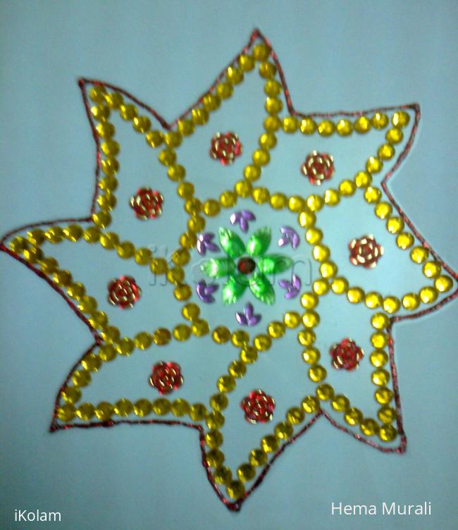 Kundan kolam/rangoli - 