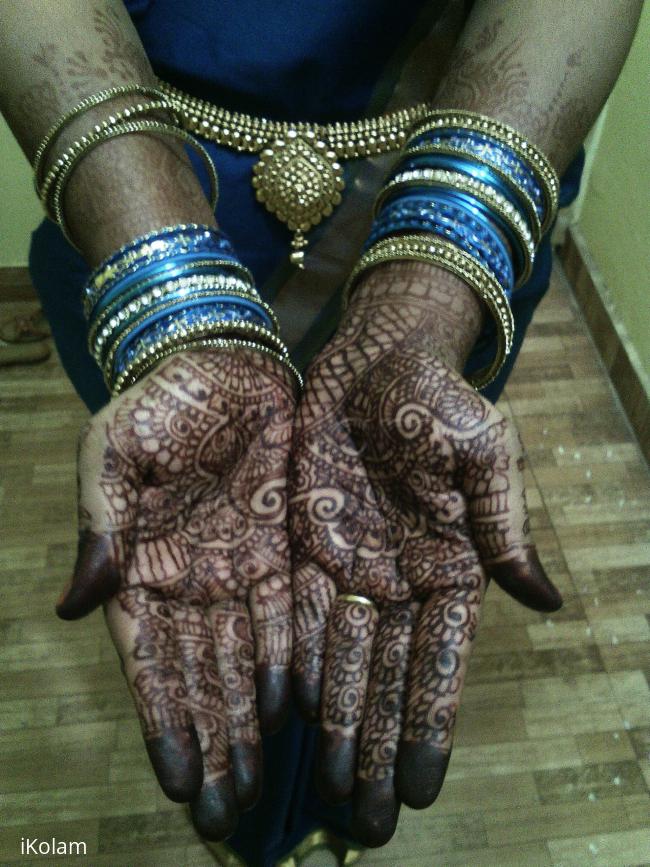 Latest mehndi work of mine -