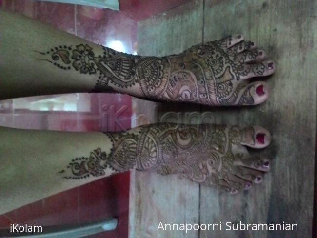 My bridal work on a client. - 