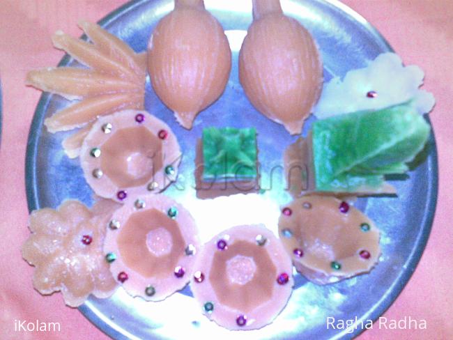 Coconuts made of Sugar. -