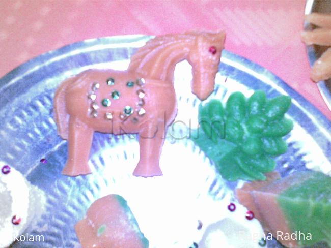 Horse Made from Sugar. - 