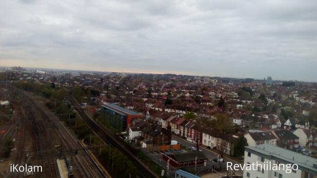 A raibow in London, captured  form Wembly. - 
