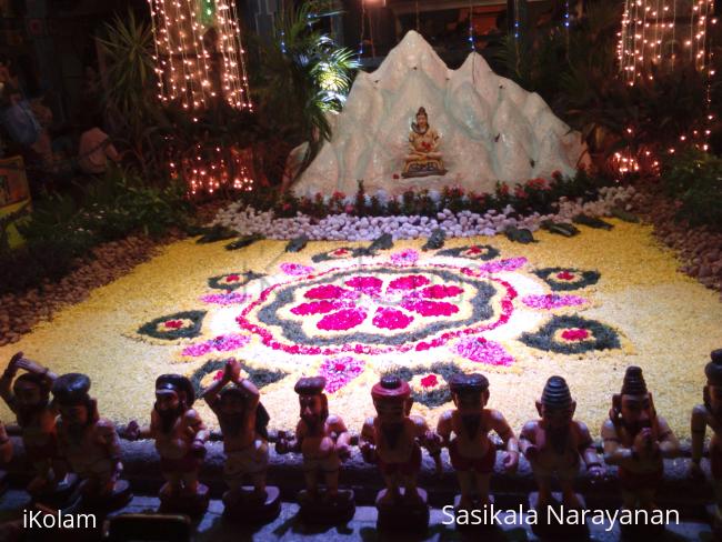 Mt.kailash depicted in a temple - 