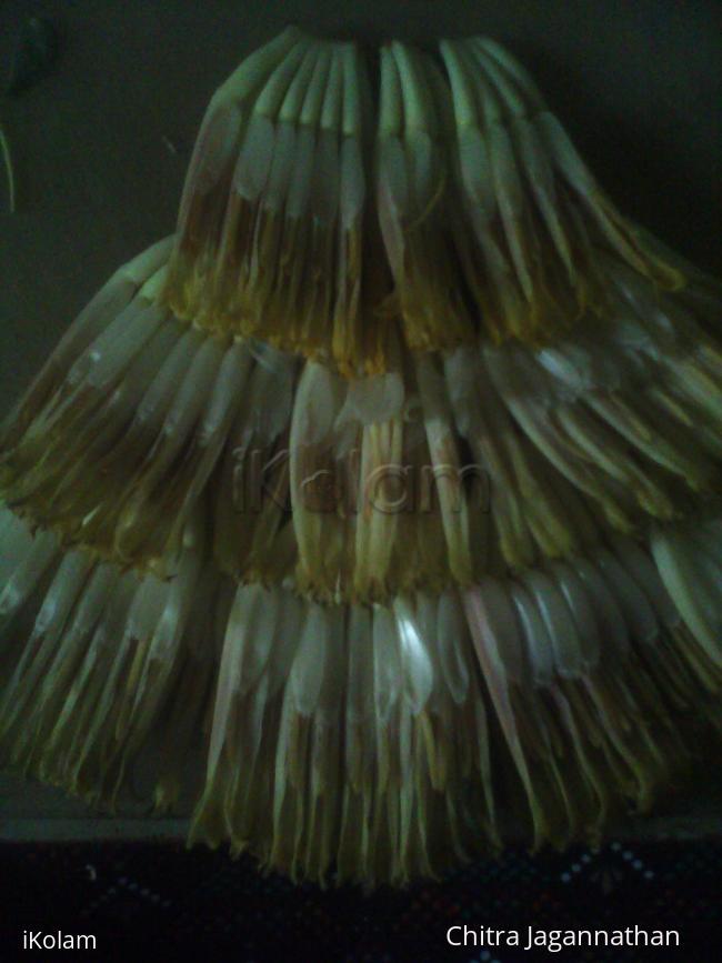 Plantain flower creations - Long skirt with plantain flowers
