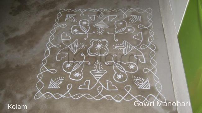Rangoli: Chalk Kolam in Singapore !!!