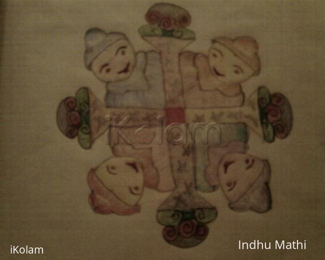 Rangoli: kids 10 x 10