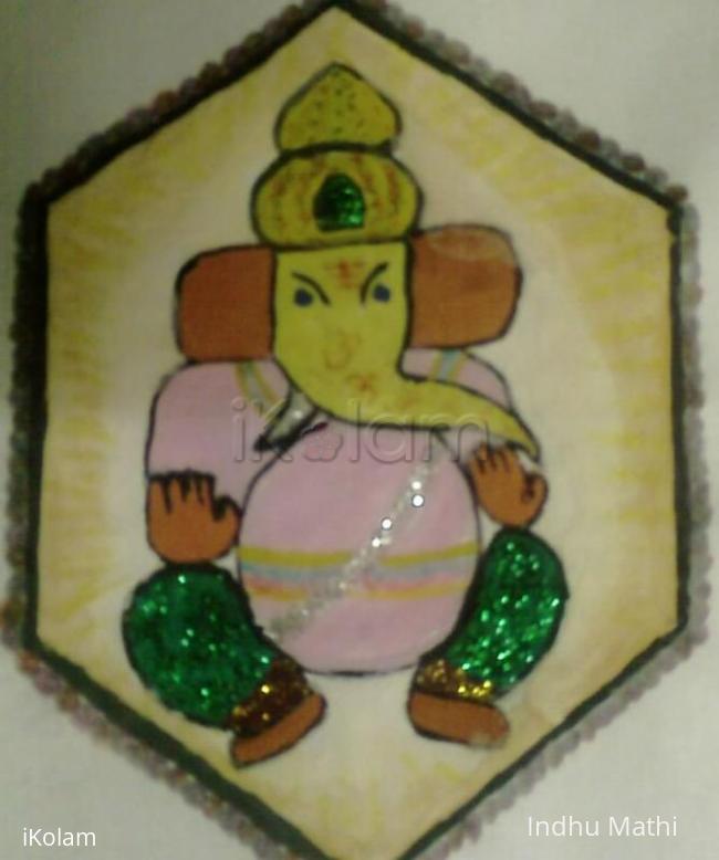 Rangoli: ganesha Rangoli: ganesha