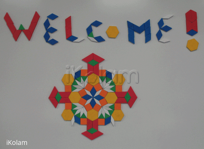 Rangoli: Magnetic rangoli - 5th grade - Dilworth