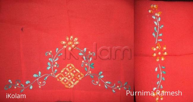 Rangoli: Bead embroidery