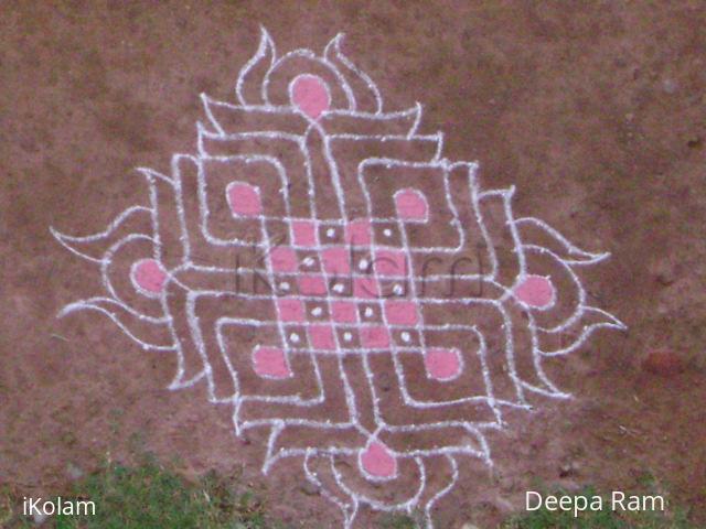 Rangoli: chess board kolam