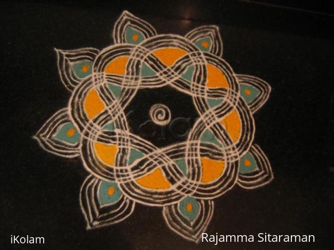Rangoli: Try this one kolam. Rangoli: Try this one kolam.