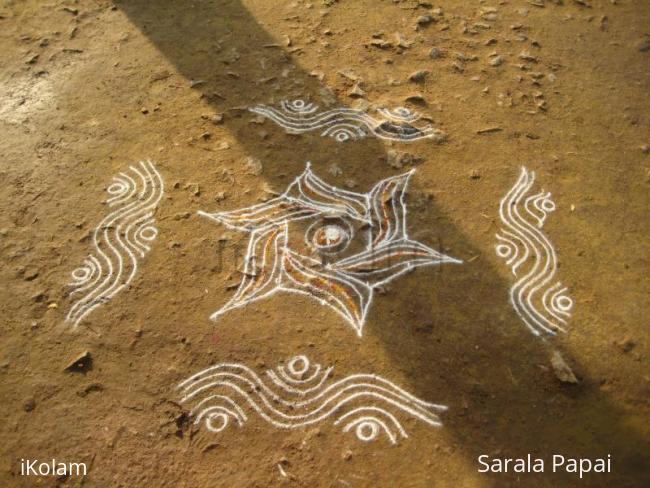 Rangoli: flower