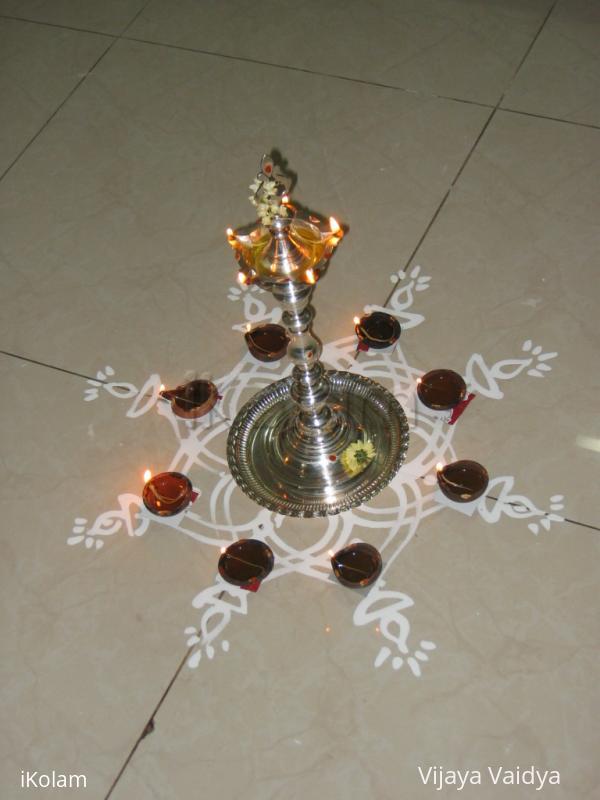 Rangoli: Karthigai kolam