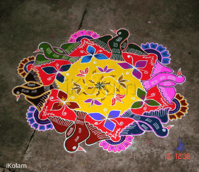 Rangoli: Margazhi dew drops Kolam contest - 2008-2009 Rangoli: Margazhi dew drops Kolam contest - 2008-2009