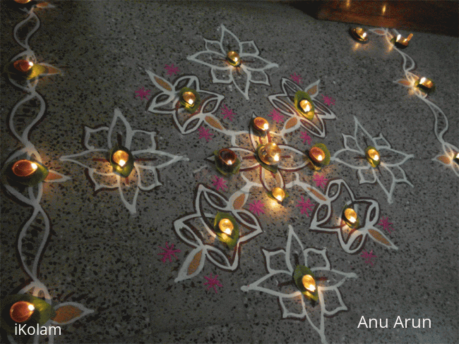 Rangoli: Karthigai deepam Rangoli: Karthigai deepam