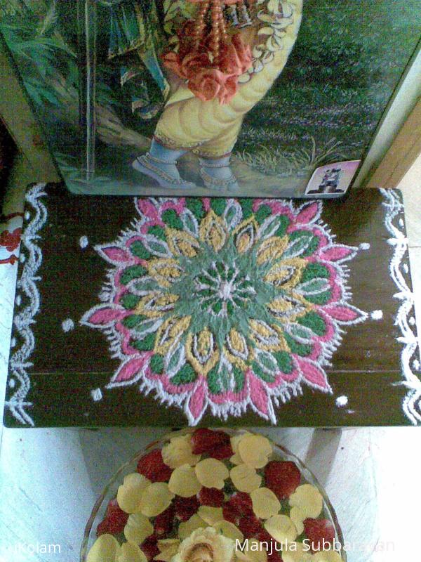 Rangoli: small kolams