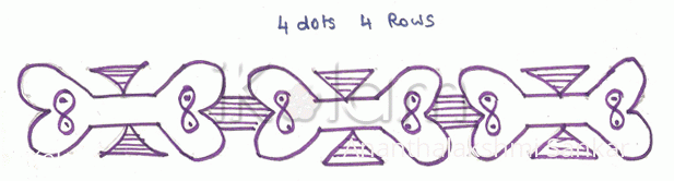Rangoli: Border - bones