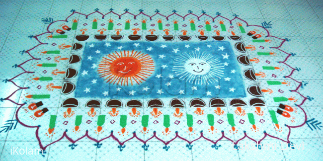 Rangoli: THAMASO MAA JYOTHIRGAMAYA