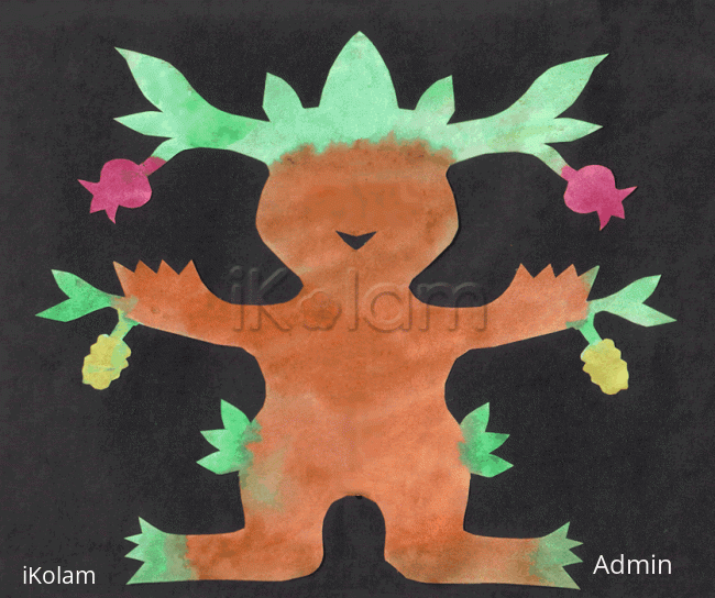 Rangoli: Tree of life