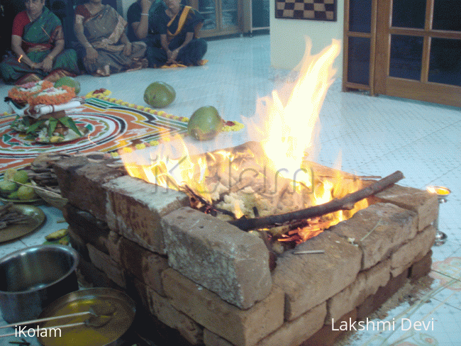 Rangoli: The Homam