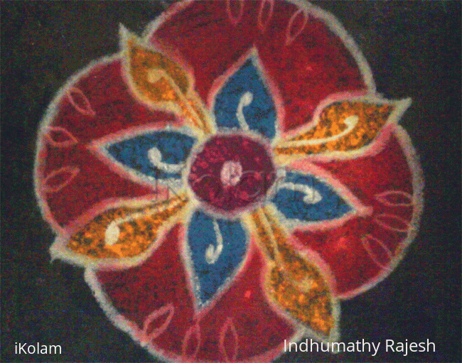 Rangoli: Kolam - flower