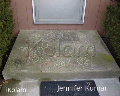 Rangoli: navratri kolam 2