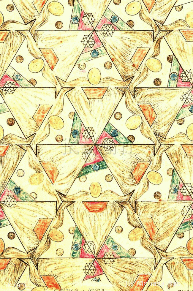 Rangoli: Santa Tesselation Rangoli: Santa Tesselation