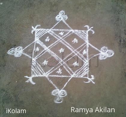 Rangoli: Simple one