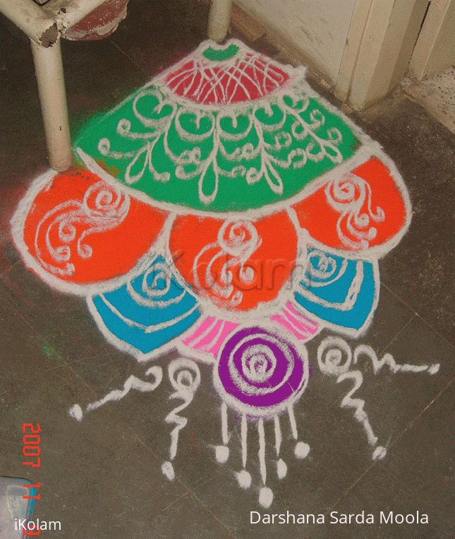 Rangoli: Rangoli for corners