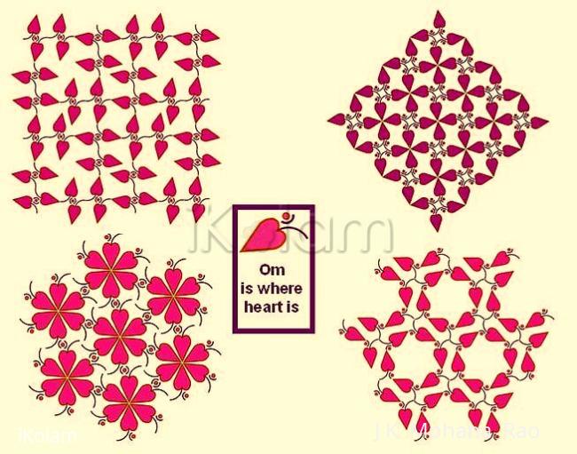 Rangoli: Om is where heart is 