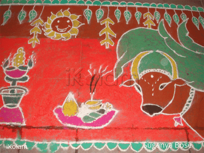 Rangoli: Happy Pongal Rangoli: Happy Pongal
