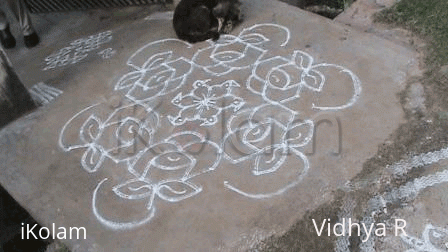 Rangoli: Roses and Parrots Rangoli: Roses and Parrots